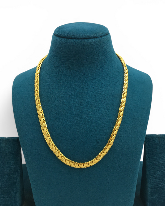 ROYAL WHEAT LINK MICRO GOLD MEN’S CHAIN
