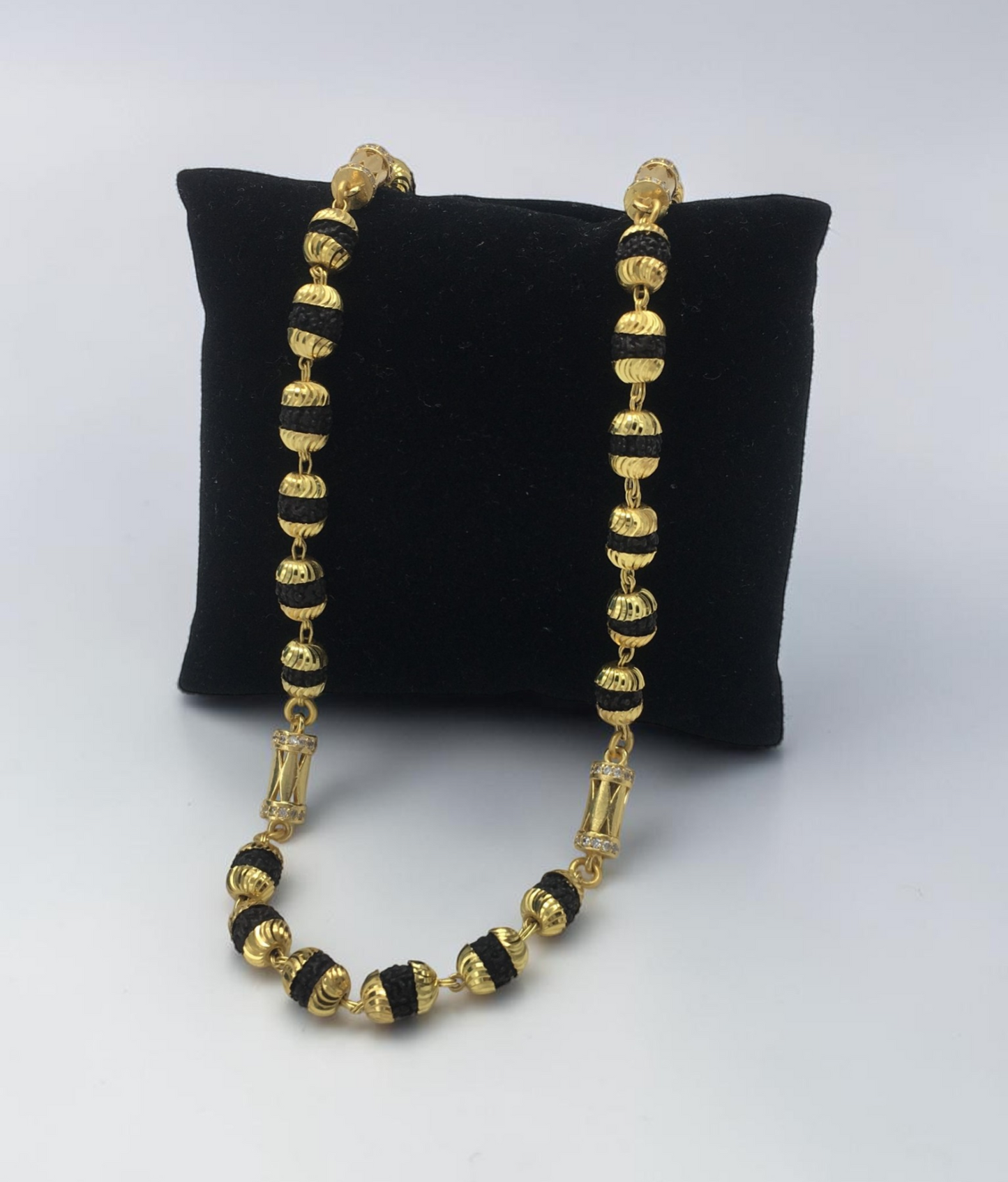 PREMIUM FILIGREE AD RUDRAKSH MEN’S MALA