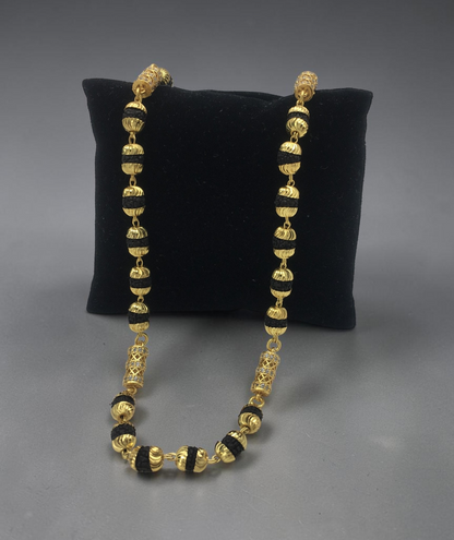 DIAMOND CYLINDER RUDRAKSH MEN’S MALA