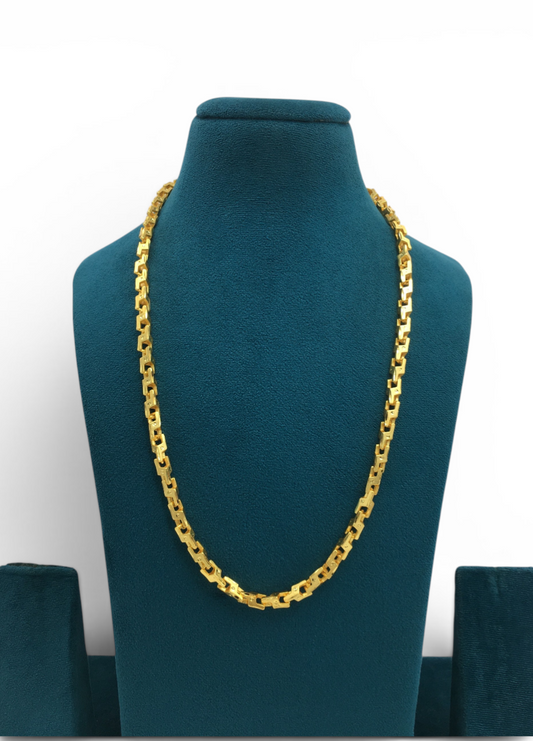 PREMIUM GEOMETRIC LINK MEN’S CHAIN
