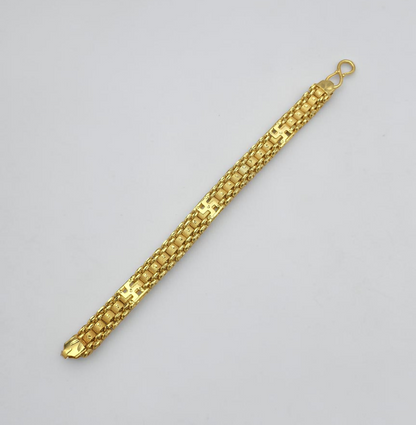 ROYAL MATRIX GOLD PLATED BRACELET FOR MEN