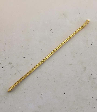 TITAN GRID GOLD PLATED BRACELET FOR MEN