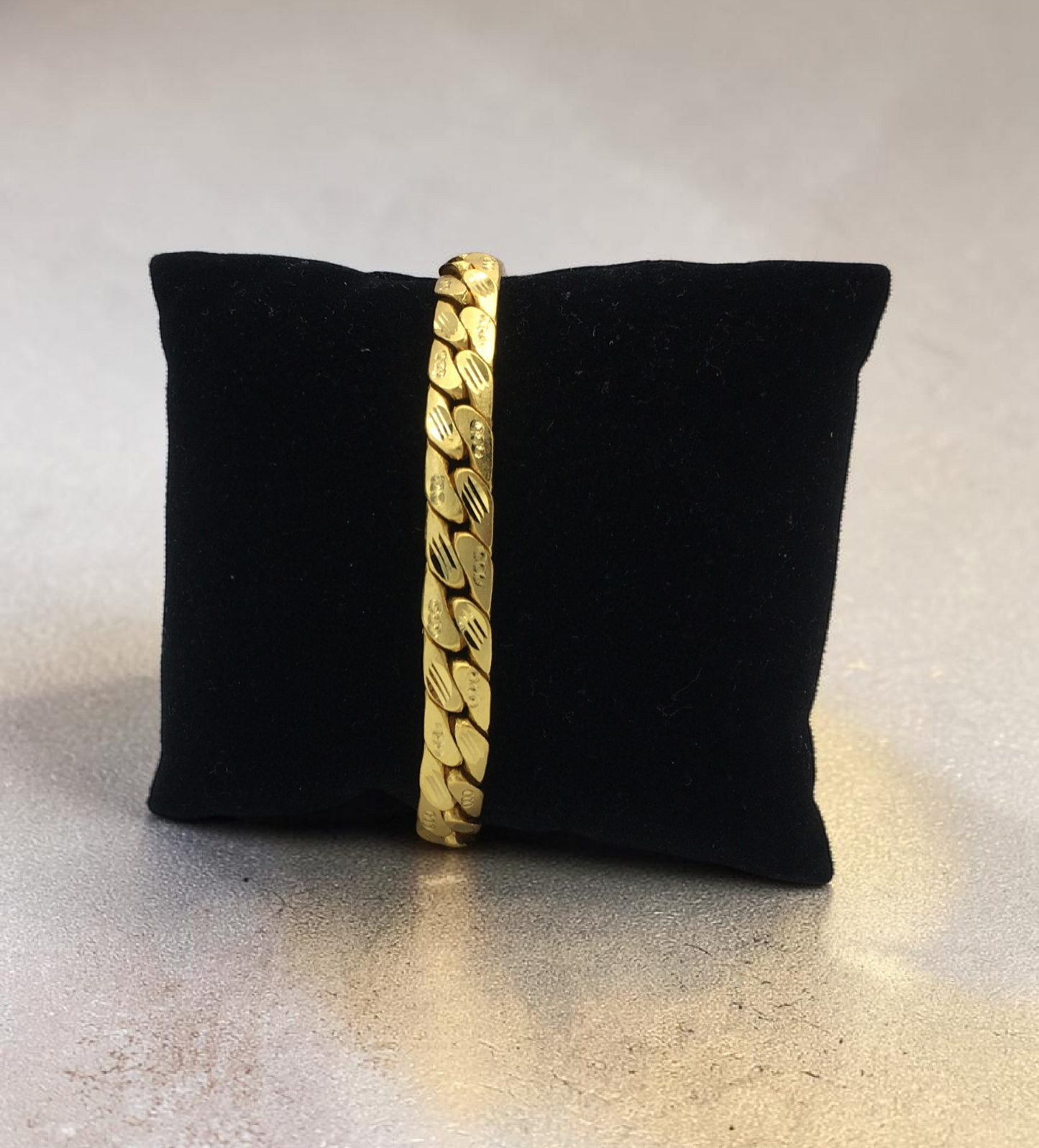 AURIC LEAF GOLD PLATED BRACELET FOR MEN'S BRACELET