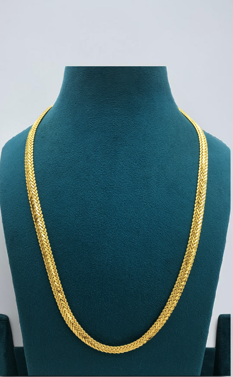VIPER FLEX GOLD FINISH MEN'S CHAIN