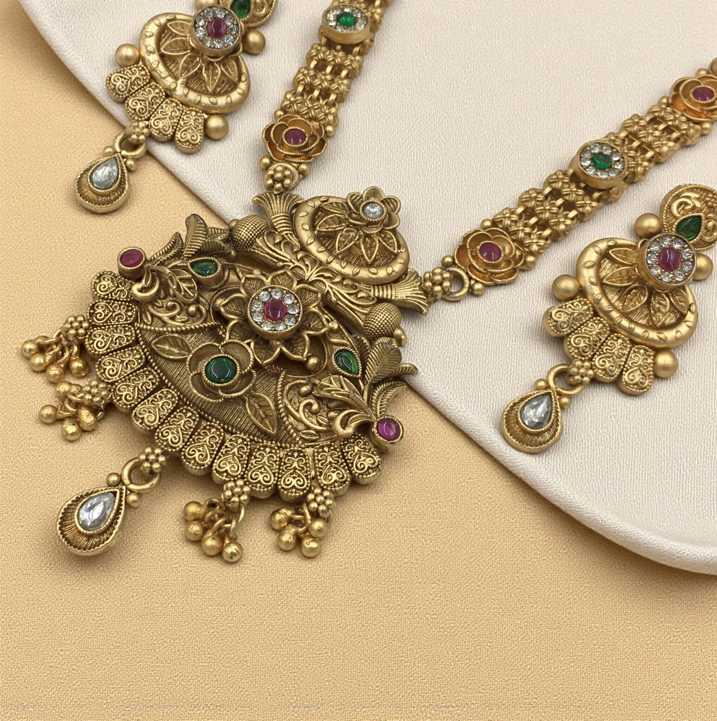 SWARA BRASS NECKLACE SET