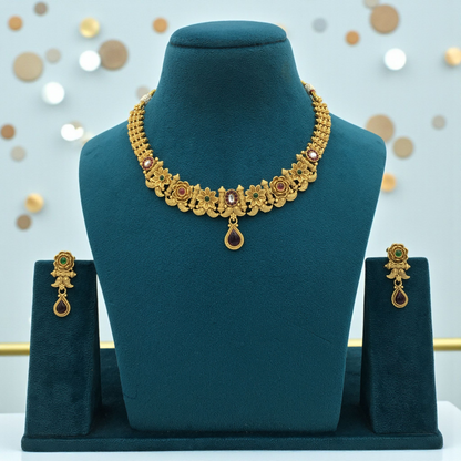 SOPHIA BRASS NECKLACE SET