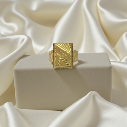 DHRUV  MICRO GOLD PLATED RING