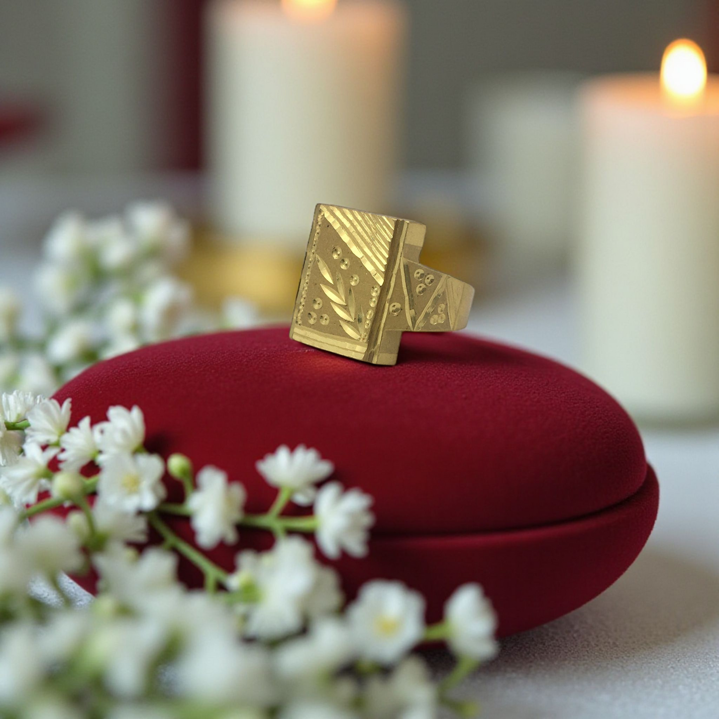 DHRUV  MICRO GOLD PLATED RING