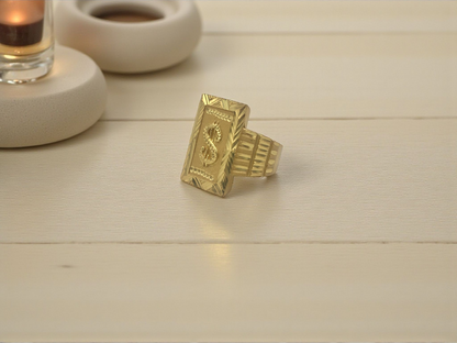 MANVIK MICRO GOLD PLATED RING