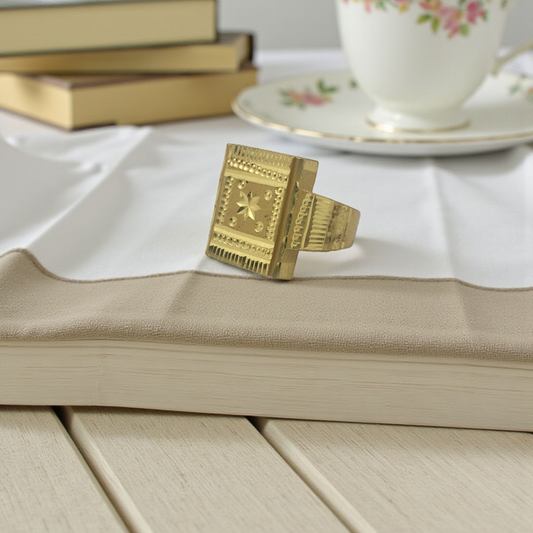 SHIVANSH  MICRO GOLD PLATED RING