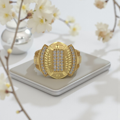 FELIX DIAMOND MICRO GOLD PLATED RING