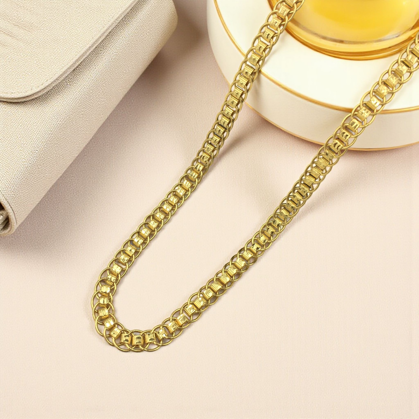 DHYEY GOLD 24 INCH MEN'S CHAIN