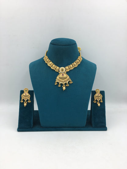RITHIKA BRASS NECKLACE SET
