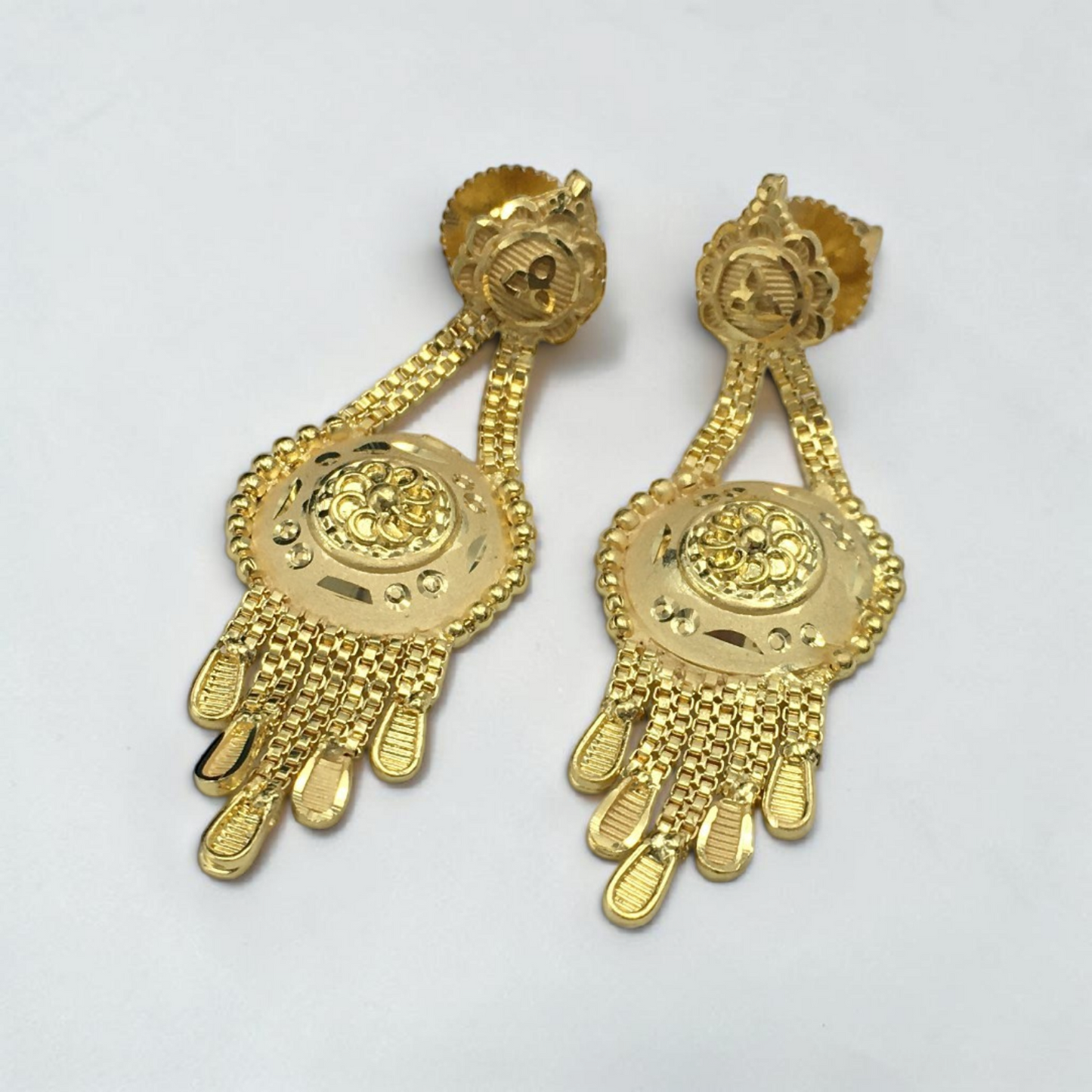 SWARNA MANDALA ONE GRAM FORMING SHORT NECKLACE SET WITH EARRINGS