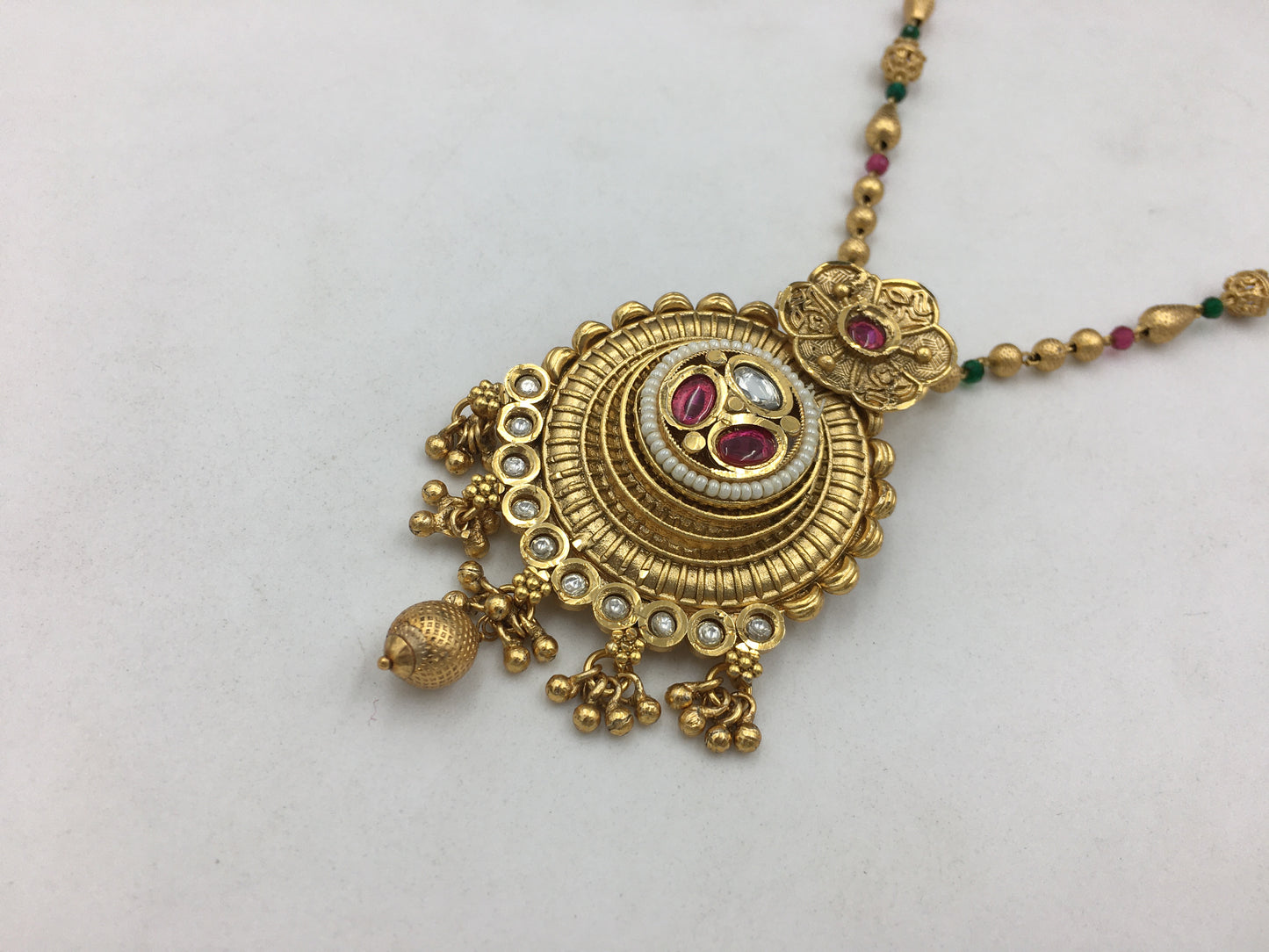 NIVEDITA BRASS NECKLACE SET