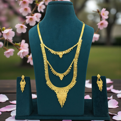 MYRE MICRO GOLD LONG NECKLACE SET