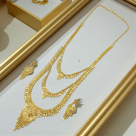 MYRE MICRO GOLD LONG NECKLACE SET
