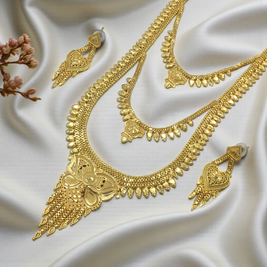 MYRE MICRO GOLD LONG NECKLACE SET