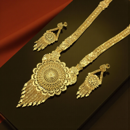 ISHANI MICRO GOLD LONG NECKLACE SET