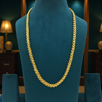 LOTUS GOLD 24 INCH MEN'S CHAIN