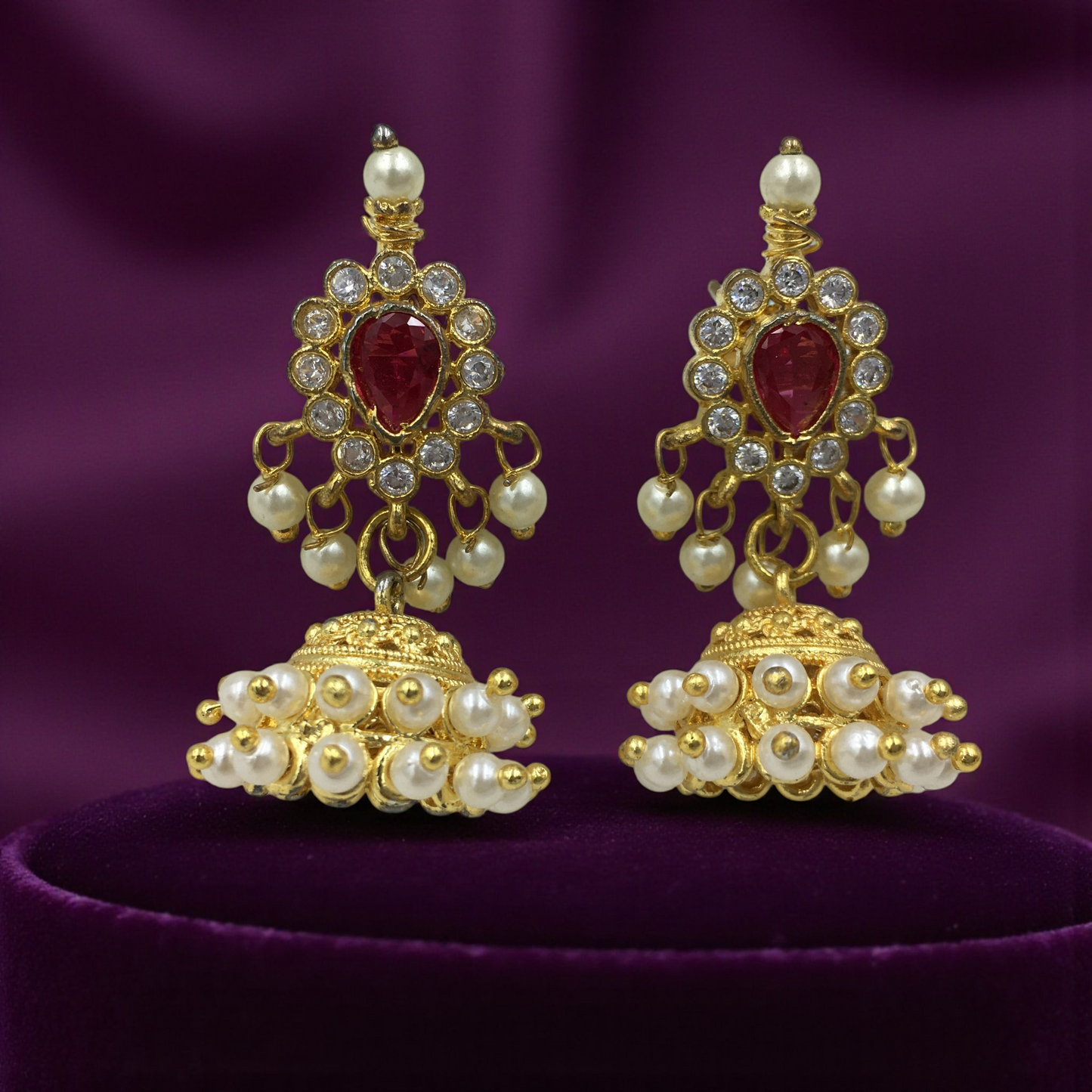 JAHANVI MICRO GOLD JHUMKAS