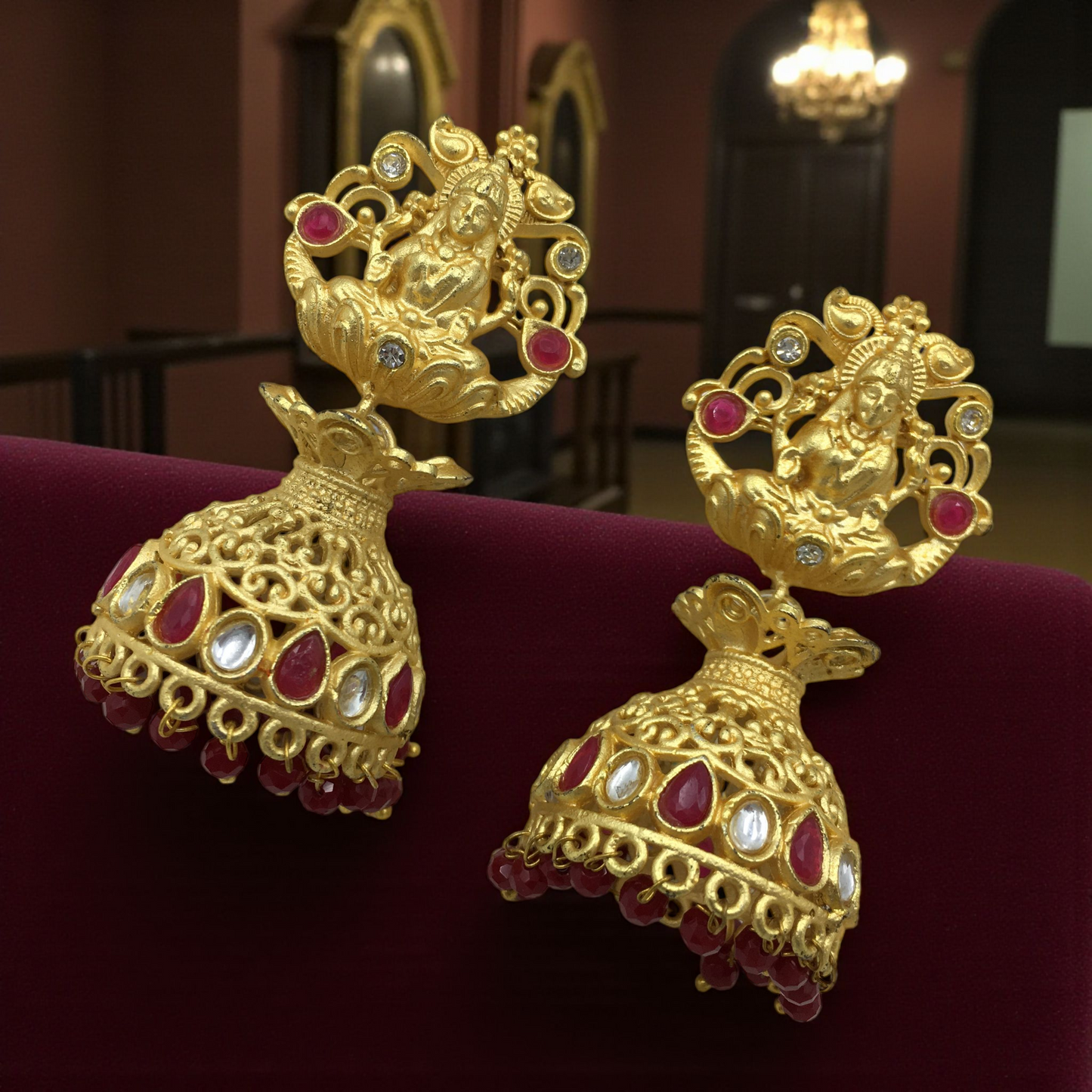 VARALAXMI MICRO GOLD JHUMKAS