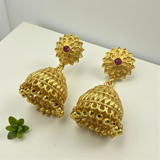 KANCHAN MICRO GOLD JHUMKAS