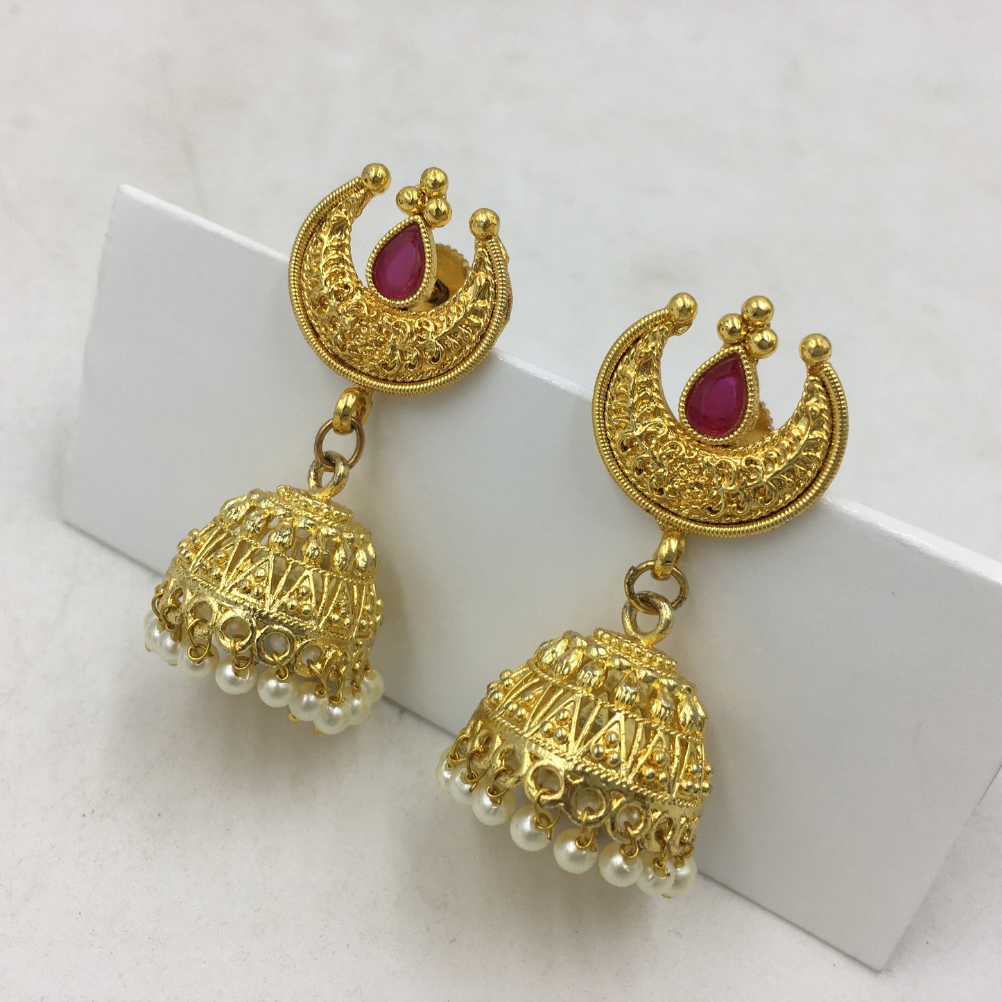 RIDHVI MICRO GOLD JHUMKAS