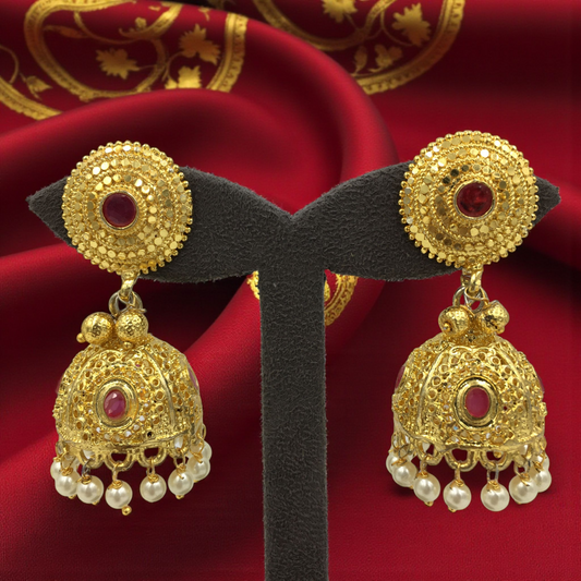 SRISHA  MICRO GOLD JHUMKAS