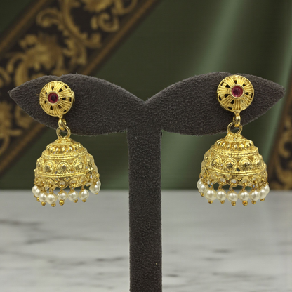 OLIVIA MICRO GOLD JHUMKAS