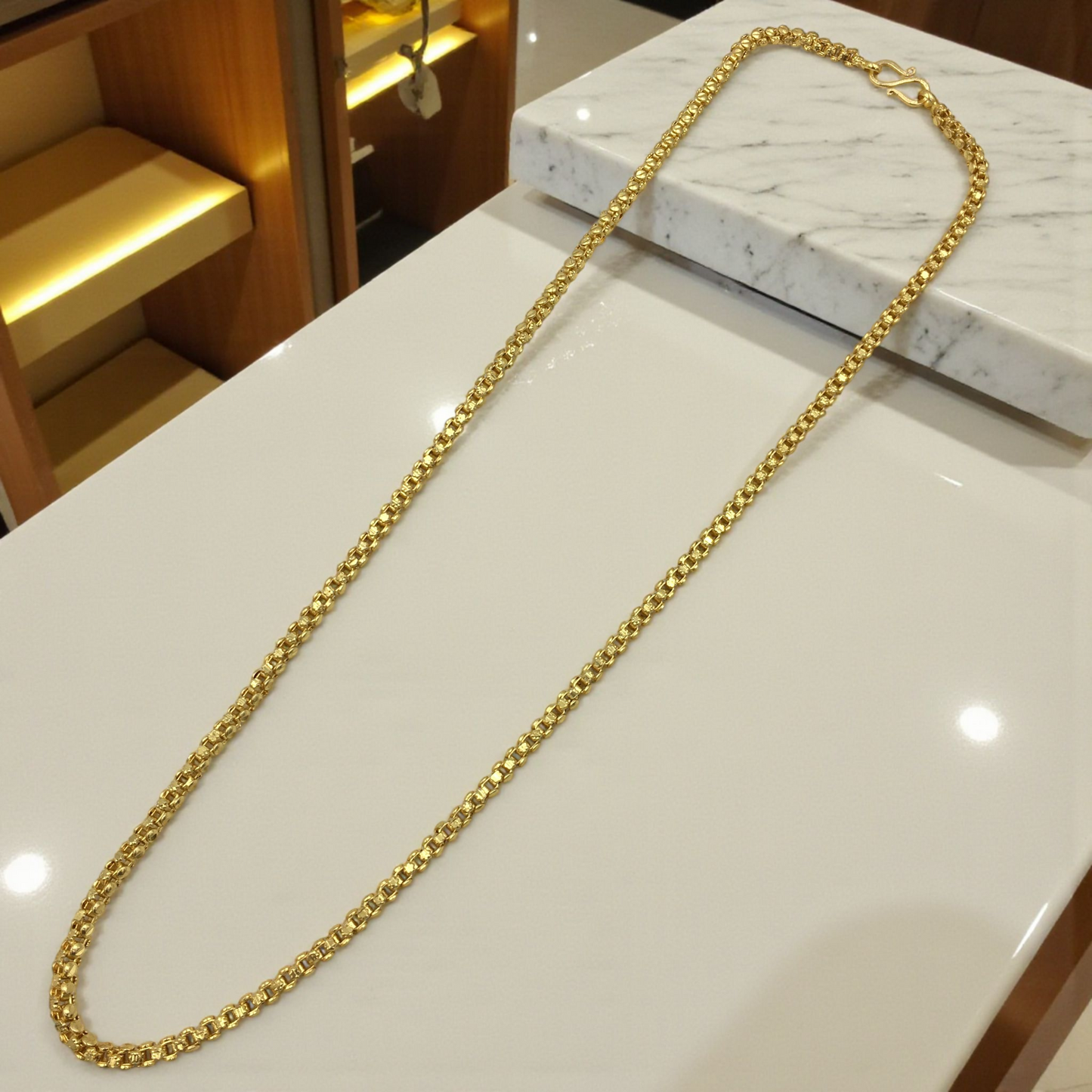 MAX GOLD 24 INCH MEN'S CHAIN