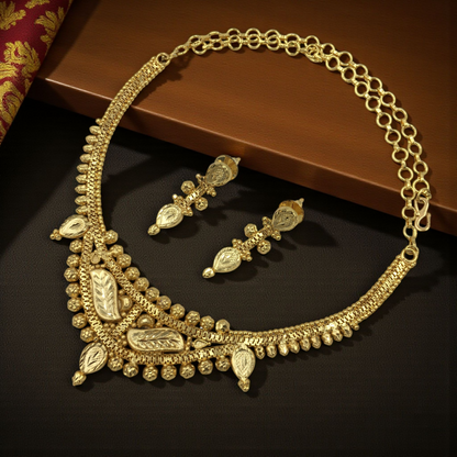 NIDHI MICRO GOLD SHORT NECKLACE SET