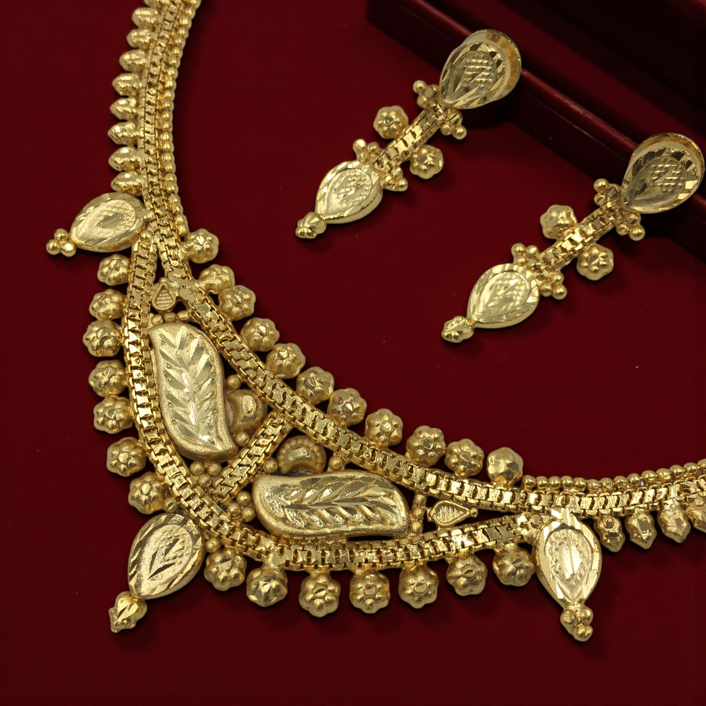 NIDHI MICRO GOLD SHORT NECKLACE SET