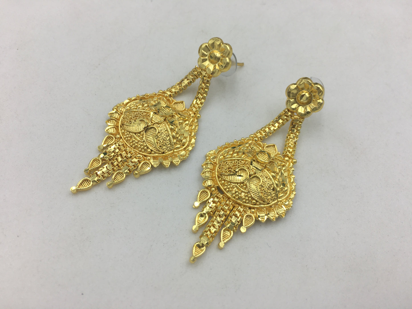 OJASWINI MICRO GOLD LONG NECKLACE SET