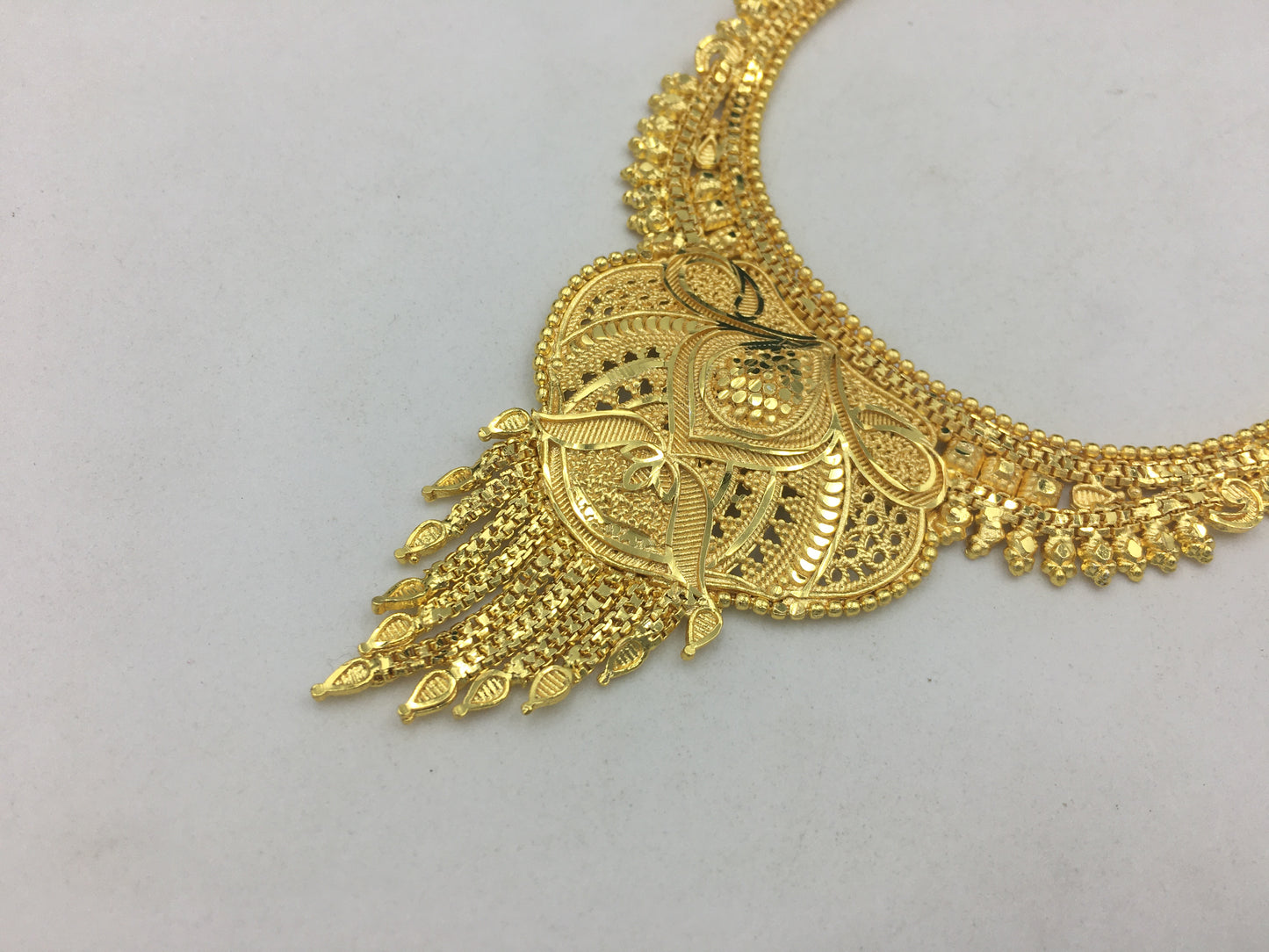 NITHISHA MICRO GOLD LONG NECKLACE SET