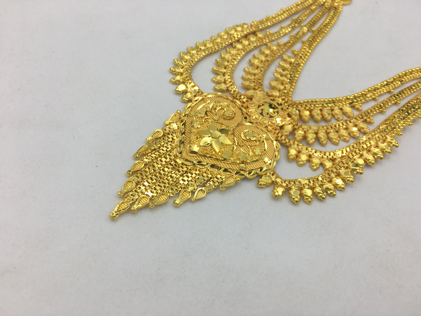 AARANYA MICRO GOLD LONG NECKLACE SET