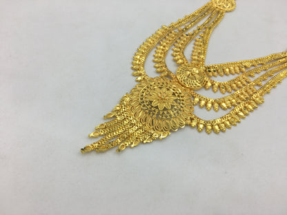 MITHILA MICRO GOLD LONG NECKLACE SET