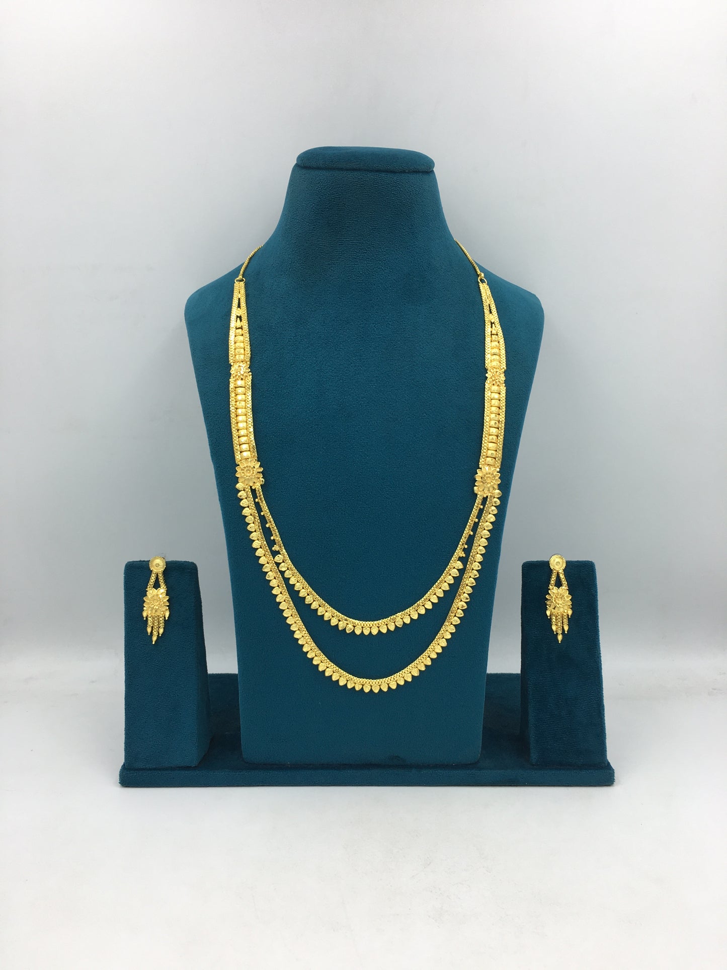 YOGINI MICRO GOLD LONG NECKLACE SET