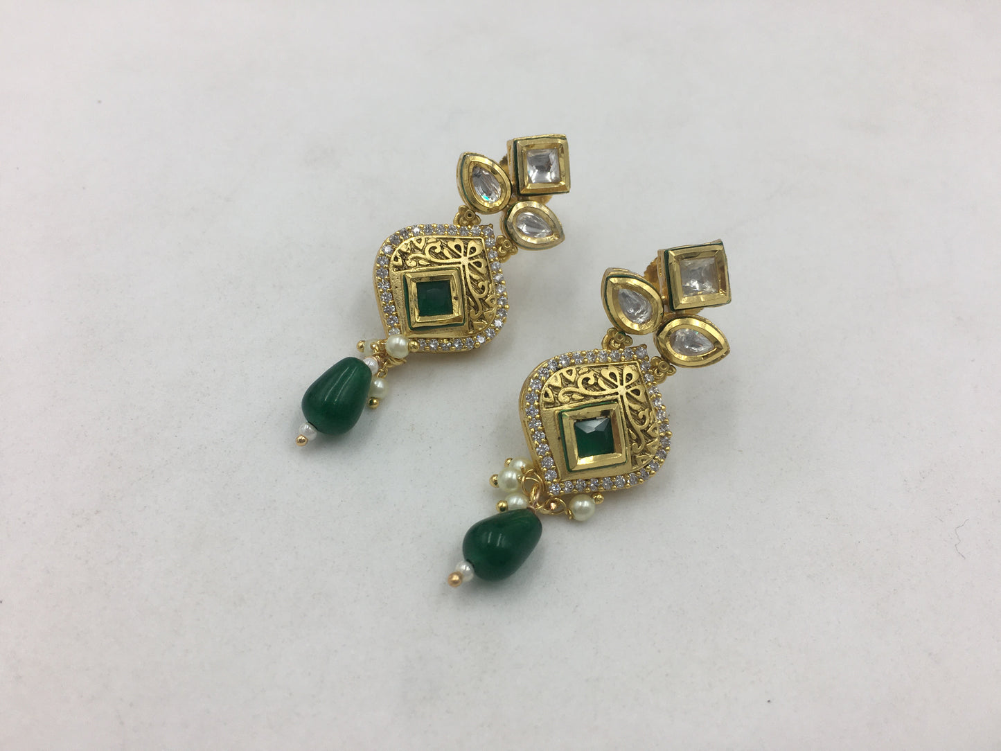 RITHISHA BRASS NECKLACE SET