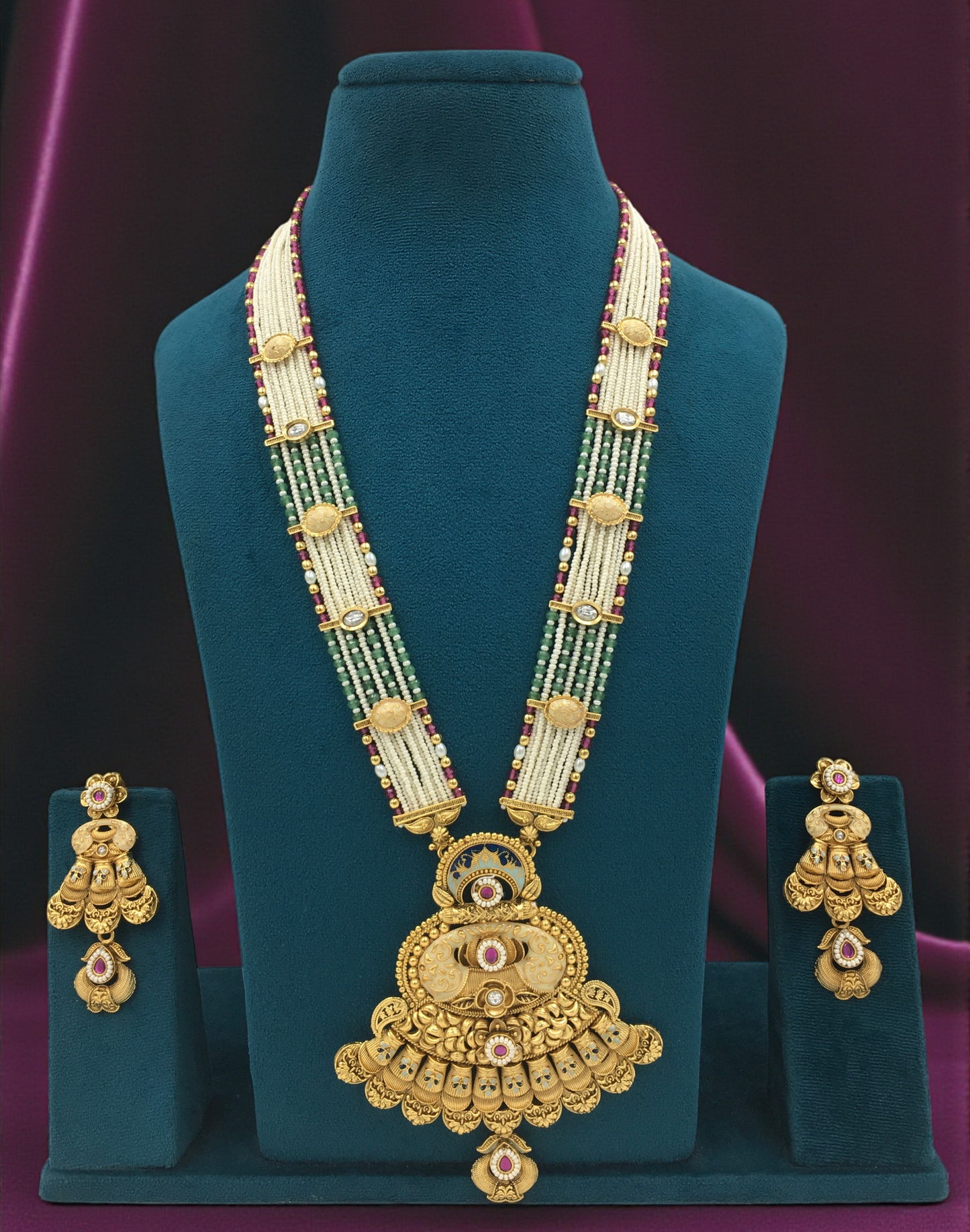 ADHVITA BRASS NECKLACE SET