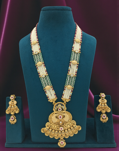 ADHVITA BRASS NECKLACE SET