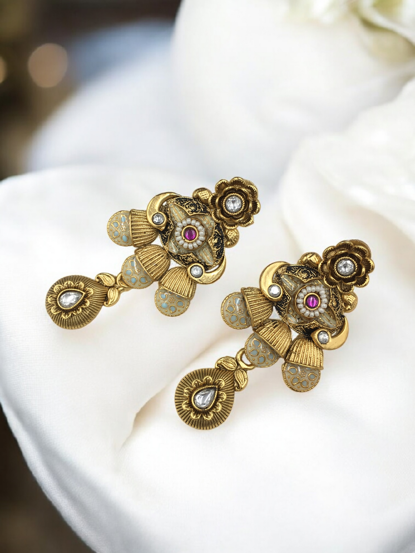 AMAYA BRASS NECKLACE SET