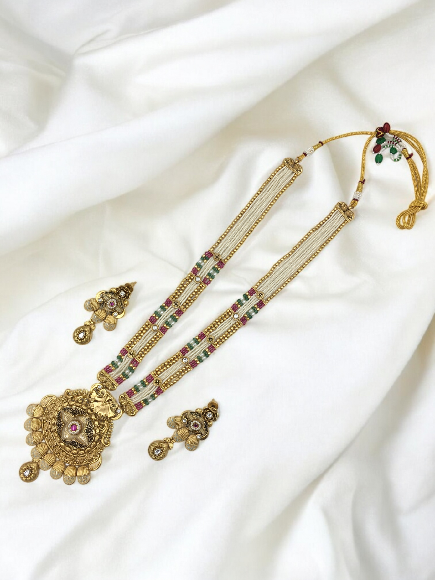 AMAYA BRASS NECKLACE SET