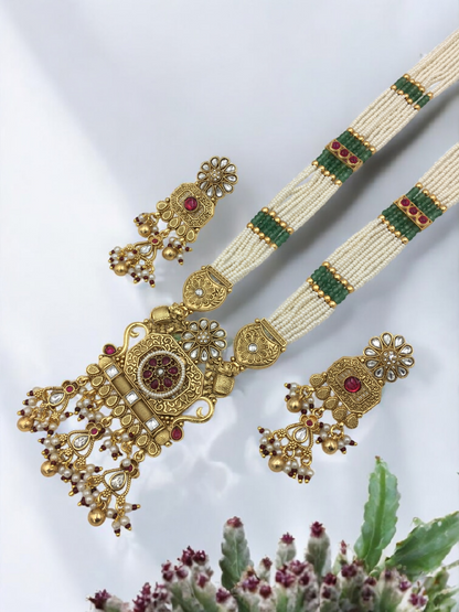 UNNATI BRASS NECKLACE SET