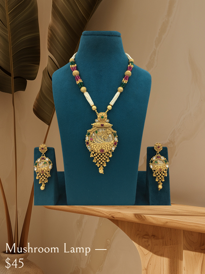 VAISHNAVI BRASS NECKLACE SET