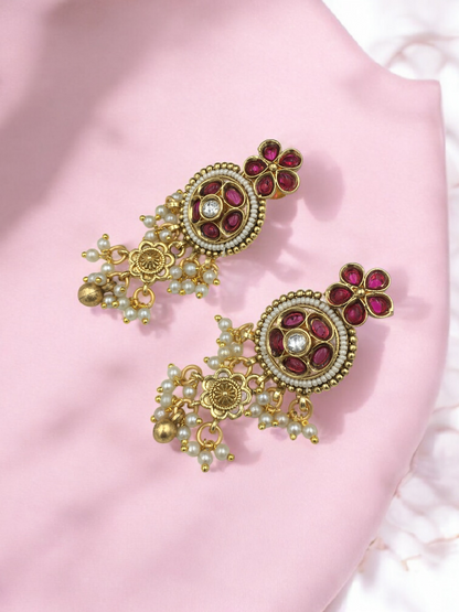 TRISHA BRASS NECKLACE SET