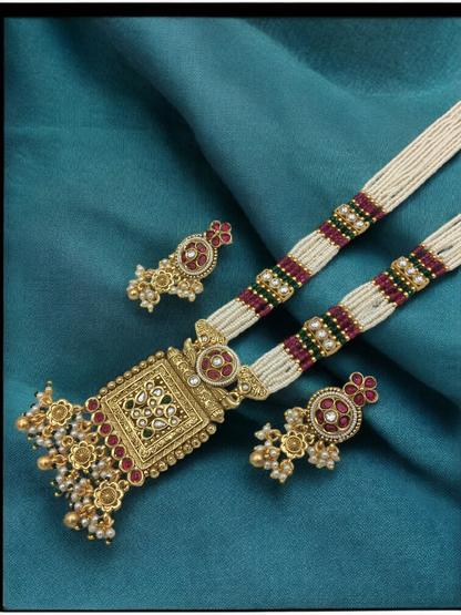 TRISHA BRASS NECKLACE SET