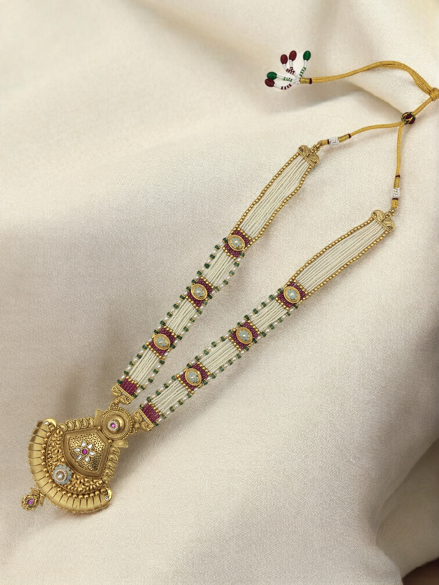 SHRIYA BRASS NECKLACE SET