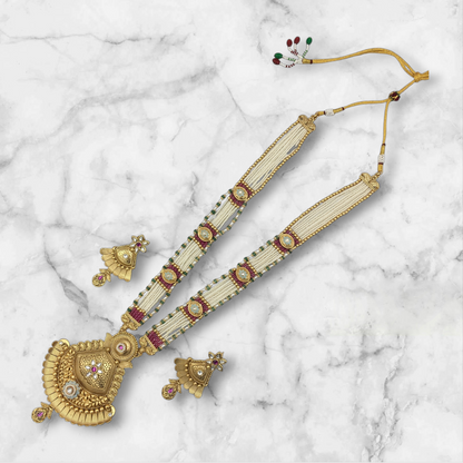 SHRIYA BRASS NECKLACE SET