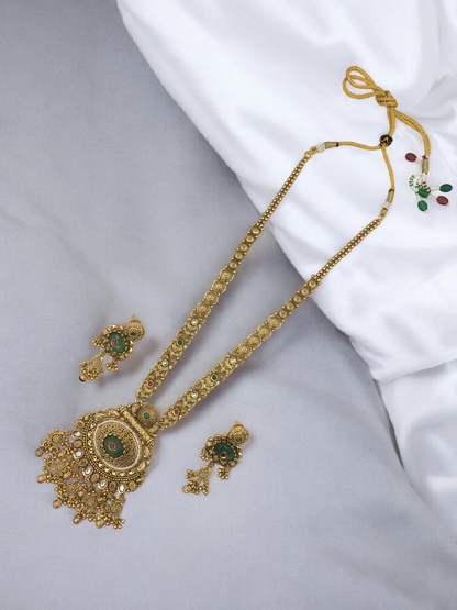 SAANVI BRASS NECKLACE SET